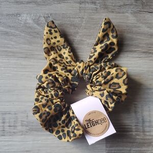 Leopard Print Hair Scrunchie